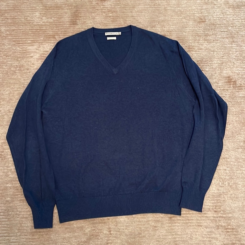 Cashmere silk cotton sweater very luxurious..  V-neck long sleeve